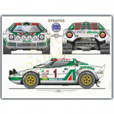 Poster Lancia Stratos