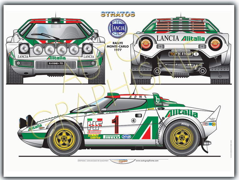 Lancia Stratos poster - AG-LA05 - LA05 - 3661768835005