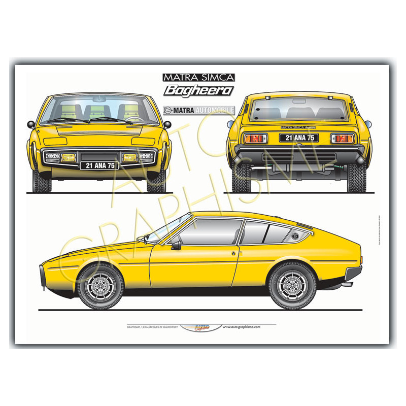 Matra Bagheera poster - AG-MAT02 - MAT02 - 36617681497648