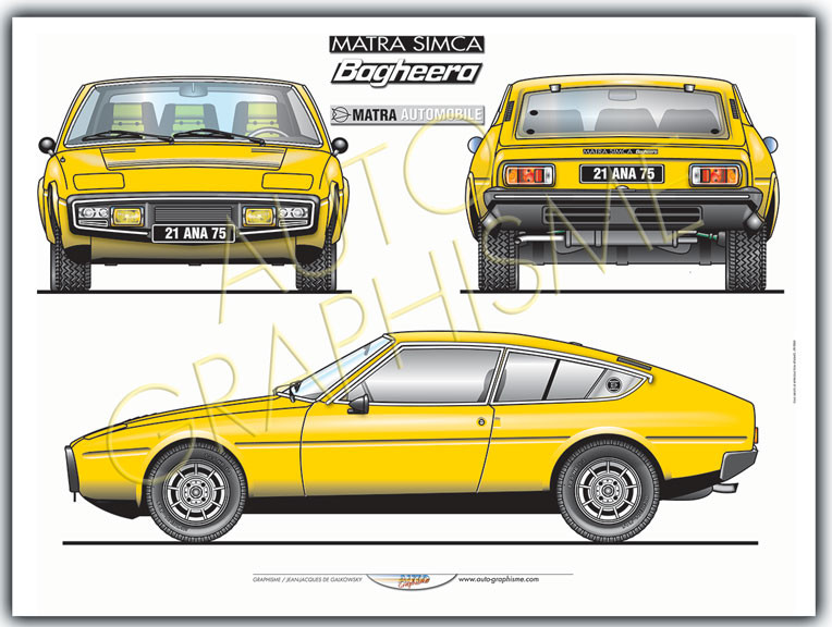 Matra Bagheera poster - AG-MAT02 - MAT02 - 36617681497648