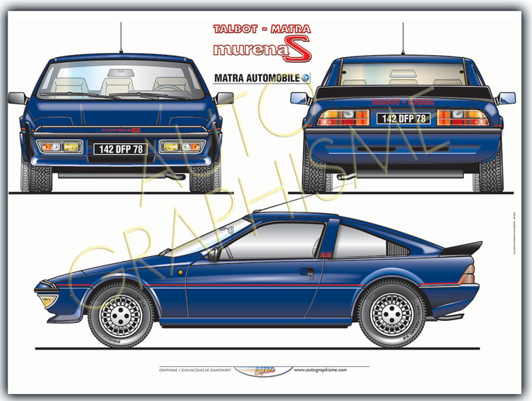 Matra Murena S poster - AG-MAT04 - MAT04 - 36617681497668