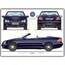 Poster Mercedes CLK
