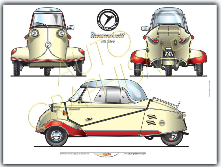 Poster Messerschmitt Kr 200 - AG-MES01 - MES01 - 36617681497725