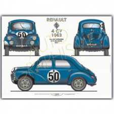Poster Renault 4 Cv 1063