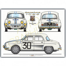 Poster Renault Dauphine 1093