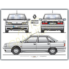 Renault R21 Turbo Phase 1 poster - AG-RE07 - RE07 - 36617681497989