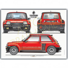 RENAULT R5 turbo 2 Poster