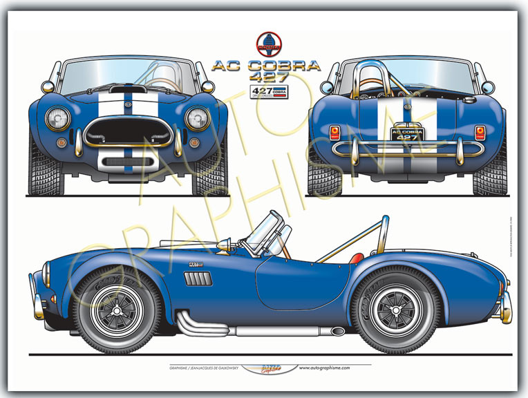 Shelby 427 Cobra poster - AG-SH02 - SH02 - 36617681498085