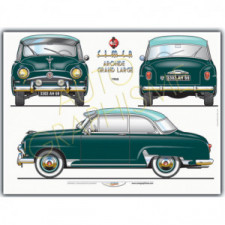 Poster Simca Aronde Grand Large