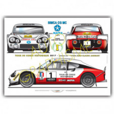 Poster Simca GG Matra Proto Mc