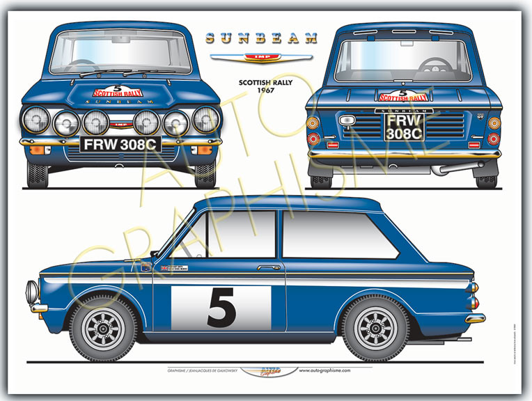 Sunbeam Imp Poster - AG-SU01 - SU01 - 36617681498172