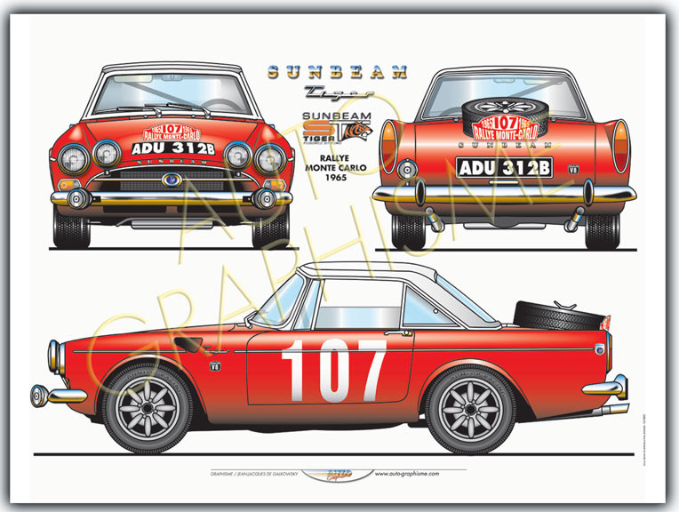 Poster Sunbeam Tiger Mc - AG-SU02 - SU02 - 36617681498182