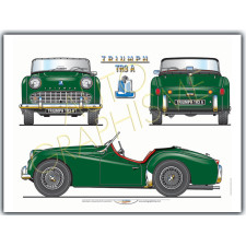 Triumph TR3 A Poster - AG-TR01 - TR01 - 36617681498192