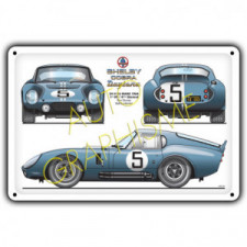 Shelby Cobra Daytona Metal Panel