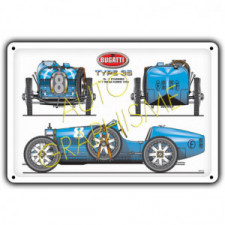 Bugatti Type 35 Metal Panel
