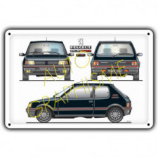 Peugeot 205 GTI 1.6L metal panel