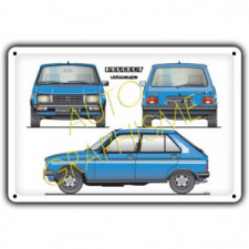Peugeot 104 S Metal Panel