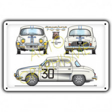 Plaque Metallique DAUPHINE 1093 TOUR DE CORSE