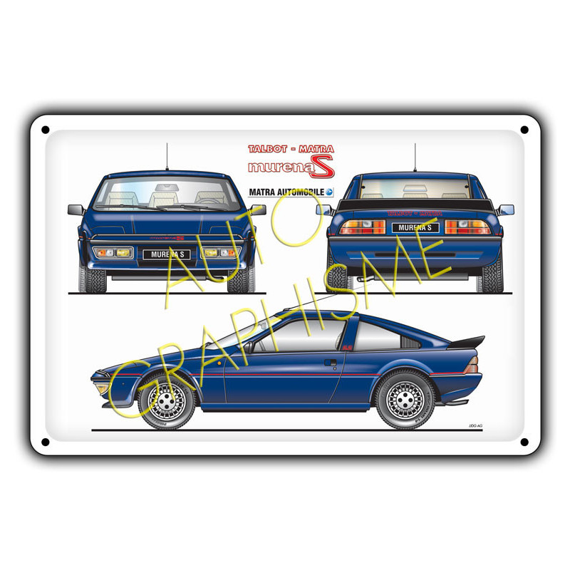 Matra Murena S metalen plaat - AG-FO-035 - FO-035 - 36617681517912