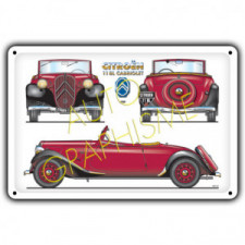 Citroën 11 BL Cabriolet Metal Panel
