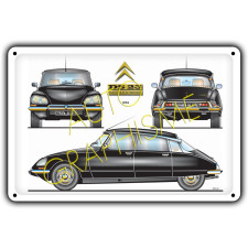 Metalen plaquette Citroën DS 23 - AG-FO-040 - FO-040 - 36617681517962