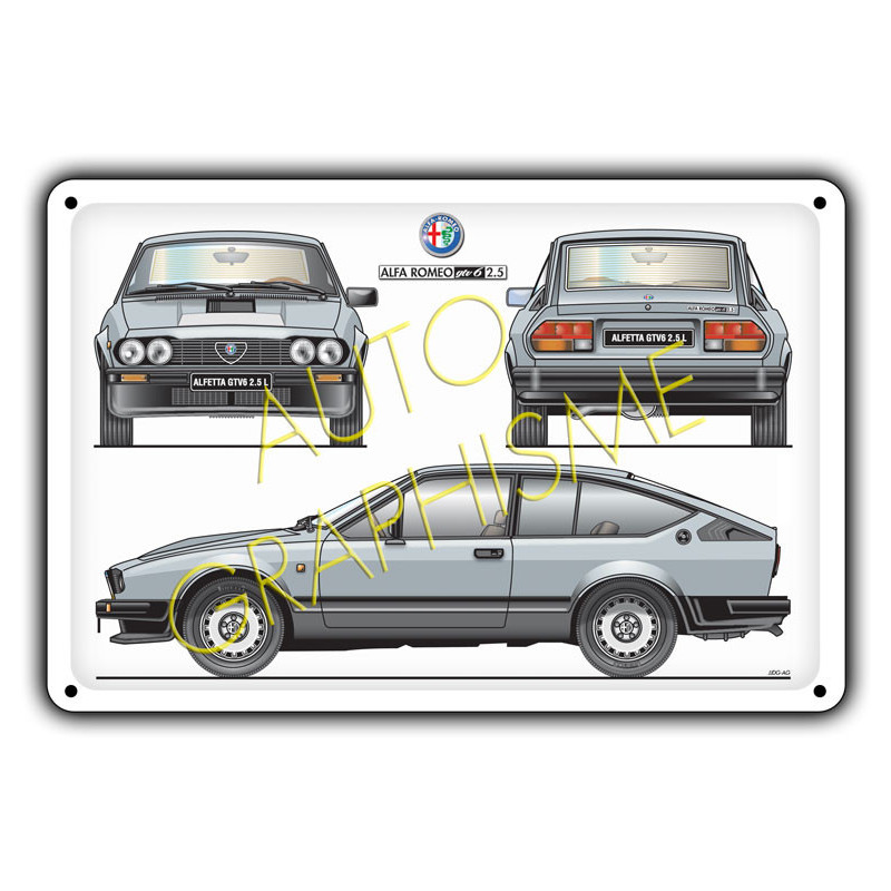 Naam Alfa Romeo Alfetta GTV 6 2.5L - AG-FO-057 - FO-057 - 36617681518135