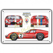 Maserati Tipo 151-3 LM Coupé metal panel