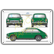 Metalen plaat MGB GT - AG-FO-074 - FO-074 - 36617681518309