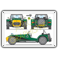 Caterham Super 7 metalen plaat - AG-FO-078 - FO-078 - 36617681518349