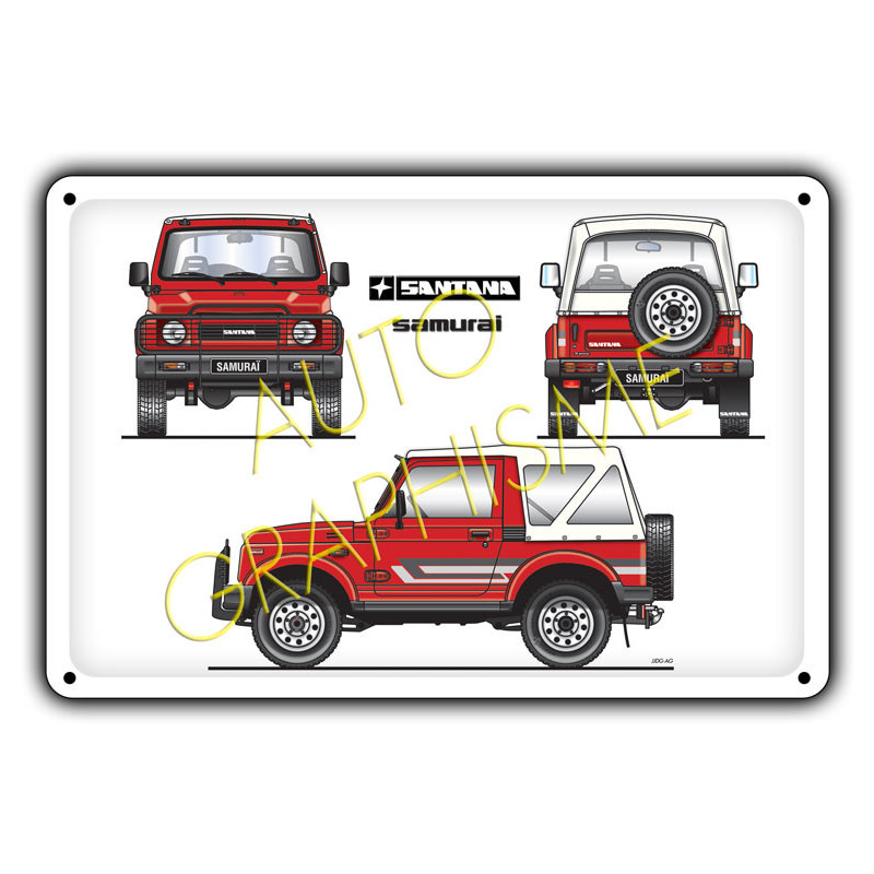 Santana Samurai Metal Panel - AG-FO-082 - FO-082 - 36617681518389