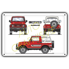 Santana Samurai Metal Panel - AG-FO-082 - FO-082 - 36617681518389