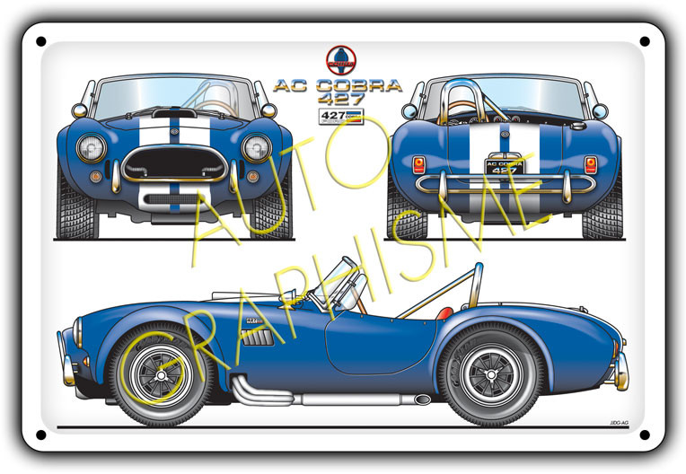 Pannello metallico AC Cobra 427 - AG-FO-086 - FO-086 - 3661768835456