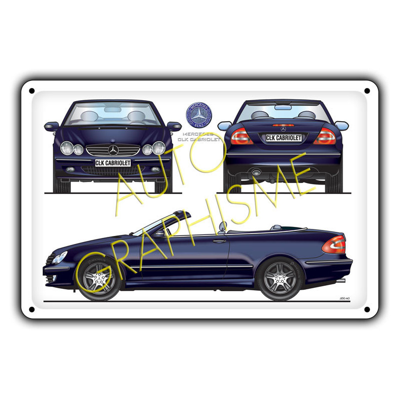 Mercedes CLK Cabriolet Typeplaatje - AG-FO-098 - FO-098 - 3661768835470