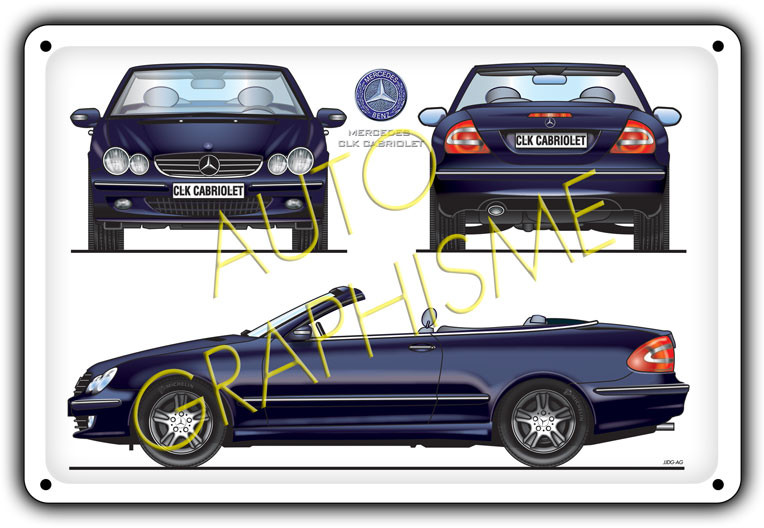 Mercedes CLK Cabriolet Metal Panel - AG-FO-098 - FO-098 - 3661768835470