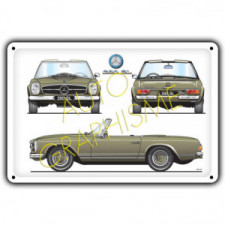 Mercedes Pagoda 280 SL Metal Panel