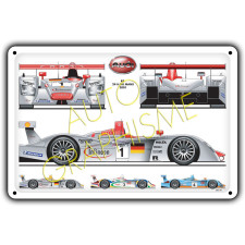 Metalen gedenkplaat Audi Quattro Mc 20x30cm - GT2i - AG-FO-107 - FO-107 - 3661768835517