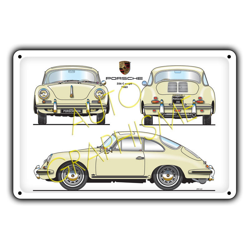 Metalen Porsche 356 C - AG-FO-109 - FO-109 - 36617681518600