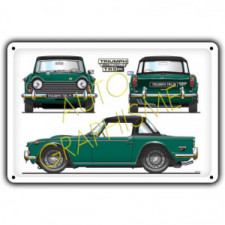 Triumph TR5 PI hooded metal panel