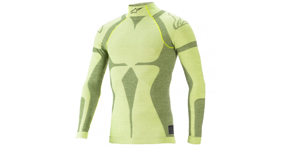 ALPINESTARS ZX Sturmhaube EVO V2S - YEL FLUO DK YEL - O/S