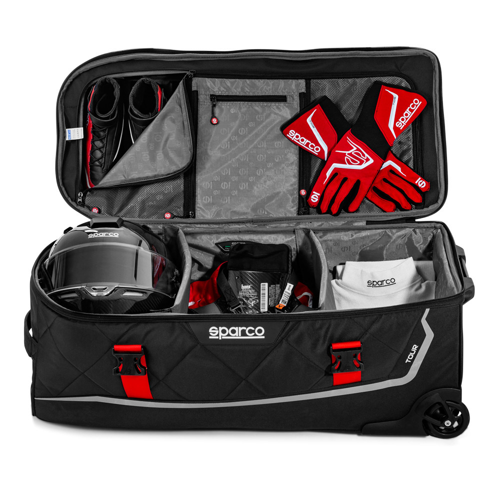 Sparco Tour travel bag H40 x L84 x P38 - 016437.NS - 016437NRSI