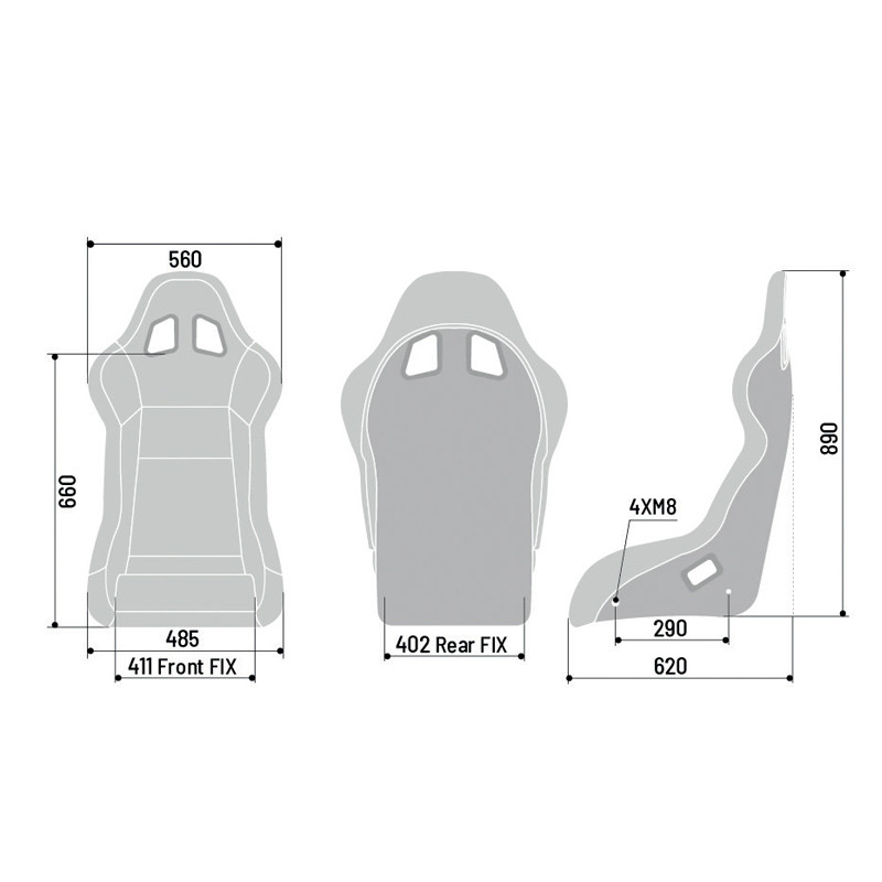 Sparco EVO QRT SKY bucket seat - 008007RNRSKY - 008007RNRSKY - 8033280308568