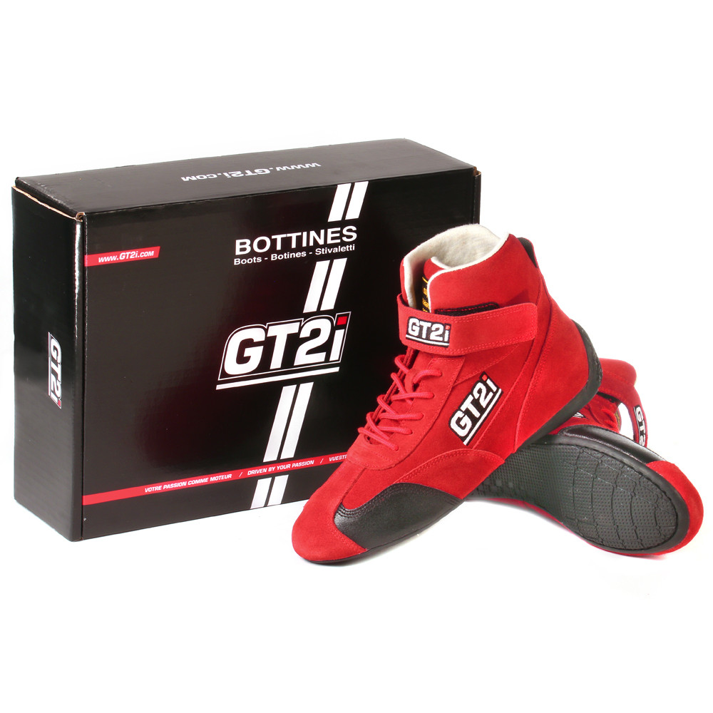 GT2i FIA Laarzen Rood - GT-BOTTINES3R.R.43