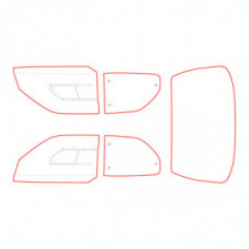 Vitrage MAKROLON Racing Window pour PEUGEOT 306
