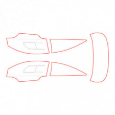 Vitrage MAKROLON Racing Window pour OPEL ASTRA H-C (GTC/OPC)