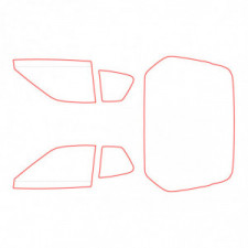 MAKROLON Racing Venster voor PORSCHE 924