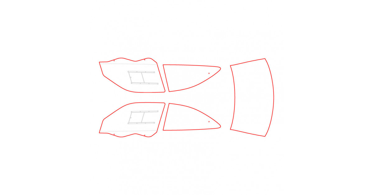 Vitrage MAKROLON Racing Window pour CITROEN XSARA