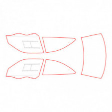 Vitrage MAKROLON Racing Window pour CITROEN XSARA
