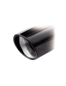 Inoxcar Round Exhaust Outlet Diameter 80 Black Edition length 250mm