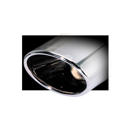 Inoxcar Oval Exhaust Outlet Diameter 150x105 Chrome length 300mm