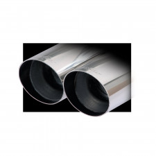 Sortie Echappement Inoxcar 2x80 Racing longueur 230mm